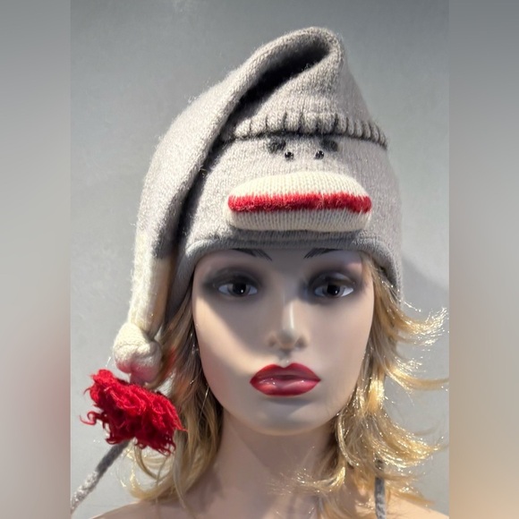 Delux Sock Monkey Wool Winter Hat Knit
Beanie Cap Pom Pom - Picture 2 of 10